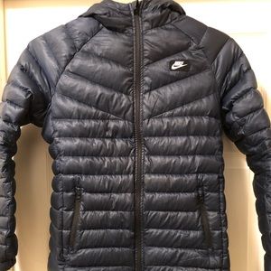 Nike puff jacket midnight blue Youth XL